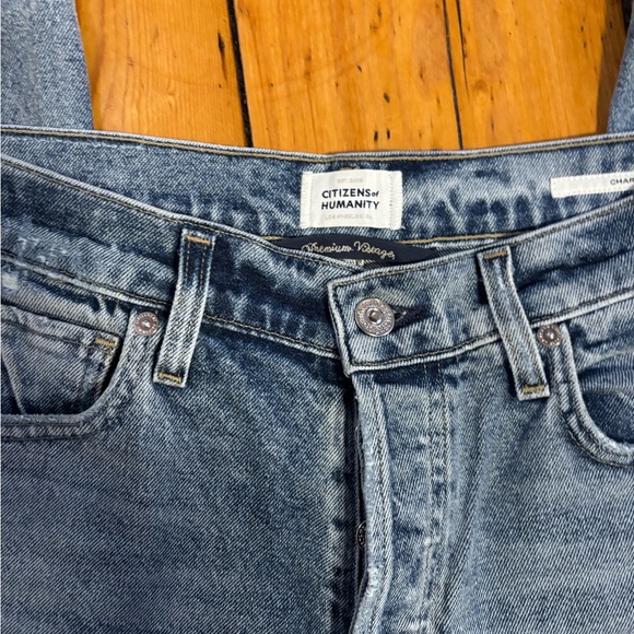 Citizens of Humanity Charlotte High Rise Straight Jeans - Picture 4 of 7